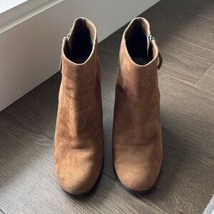 Cole Haan Brown Suede Ankle Boots. Size 8. Never worn.
